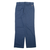 DICKIES Mens Trousers Blue Regular Straight W30 L30