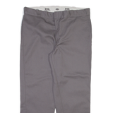 DICKIES 874 Workwear Mens Trousers Grey Regular Straight W40 L30