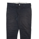 DICKIES Mens Trousers Black Slim Skinny W31 L24