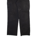 DICKIES Cargo Mens Trousers Black Relaxed Straight W36 L32