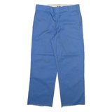 DICKIES 874 Workwear Mens Trousers Blue Regular Straight W32 L27