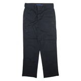 DICKIES Mens Trousers Black Regular Straight W30 L30