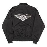 KNIGHTSBRIDGE Electronic Body Music Mens Lined Jacket Black Twill XL