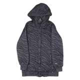 PUMA Womens Coat Black Nylon Hooded UK 10