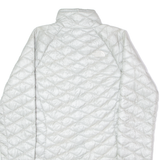 THE NORTH FACE Womens Puffer Jacket Silver Nylon Diamond XS