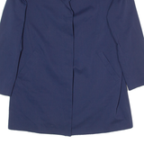 PIU& PIU Womens Overcoat Coat Blue UK 10