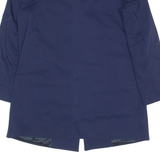 PIU& PIU Womens Overcoat Coat Blue UK 10