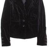 MAX&CO Womens Blazer Jacket Black Velvet UK 6