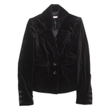 MAX&CO Womens Blazer Jacket Black Velvet UK 6
