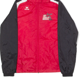 ERIMA Fussball Club Schattdorf Mens Windbreaker Jacket Red Hooded Colourblock S