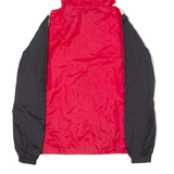 ERIMA Fussball Club Schattdorf Mens Windbreaker Jacket Red Hooded Colourblock S