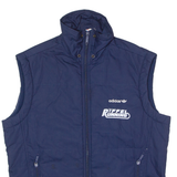 ADIDAS ORIGINALS Ruffle Running Womens Track Gilet Blue 90s UK 16