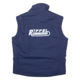ADIDAS ORIGINALS Ruffle Running Womens Track Gilet Blue 90s UK 16
