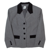 NEW FAST Womens Blazer Jacket Grey 90s UK 10