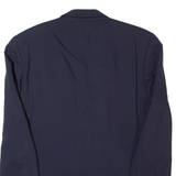 PIERRE LAFFITTE Smoking Jacket Mens Blazer Jacket Blue Wool 90s L