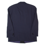 PIERRE LAFFITTE Smoking Jacket Mens Blazer Jacket Blue Wool 90s L