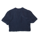 NEW FAST Cropped Womens Blazer Jacket Blue 90s M