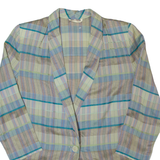 Womens Blazer Jacket Grey 90s Check M