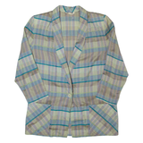 Womens Blazer Jacket Grey 90s Check M