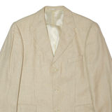 DANIEL HECHTER Mens Blazer Jacket Beige Wool 90s M