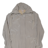 MAX&CO Womens Overcoat Jacket Grey Silk UK 12