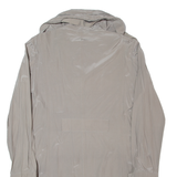 MAX&CO Womens Overcoat Jacket Grey Silk UK 12