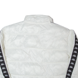 KAPPA Oversized Cropped Womens Puffer Coat White XS