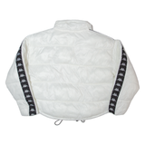 KAPPA Oversized Cropped Womens Puffer Coat White XS
