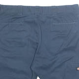 DICKIES Mens Workwear Shorts Blue Slim 2XL W42