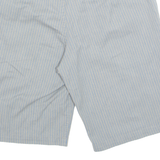 DC APPAREL DIVISION Mens Chino Shorts Grey Pinstripe M W30