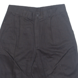 BENETTON Mens Workwear Shorts Black S W28