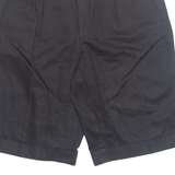 BENETTON Mens Workwear Shorts Black S W28