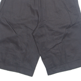 BENETTON Mens Workwear Shorts Black S W28
