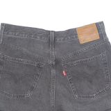 LEVI'S 502 Cut Off Womens Denim Shorts Grey M W29