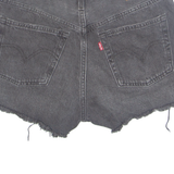 LEVI'S 502 Cut Off Womens Denim Shorts Grey M W29