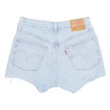 LEVI'S 501 Cut Off Womens Denim Shorts Blue XS W25