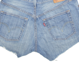 LEVI'S 501 Cut Off Womens Denim Shorts Blue M W31