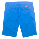 DICKIES Womens Workwear Shorts Blue L W35