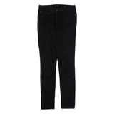 LEVI'S Womens Trousers Black Slim Skinny W27 L32