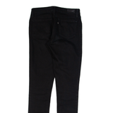 LEVI'S Womens Trousers Black Slim Skinny W27 L32