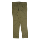 WHITE STUFF Womens Trousers Green Slim Tapered W32 L30