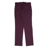 TOMMY HILFIGER Chino Mens Trousers Purple Slim Straight W28 L30