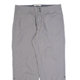 LEVI'S Womens Trousers Grey Regular Straight W32 L25