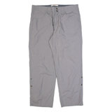 LEVI'S Womens Trousers Grey Regular Straight W32 L25