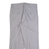 LEVI'S Womens Trousers Grey Regular Straight W32 L25