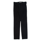 LEVI'S 312 Shaping BIG E Womens Trousers Black Slim Tapered W26 L32