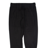 CALVIN KLEIN Jogger Womens Trousers Black Slim Tapered W28 L27