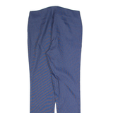 VAN HEUSEN Striped Womens Trousers Blue Slim Skinny W28 L28