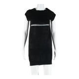 ALL SAINTS Womens Jumper Dress Black Short Sleeve Short UK 6