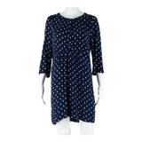 JOULES Womens Day Dress Blue Spotted Short UK 12